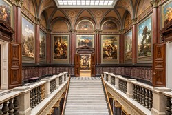 Hamburger Kunsthalle, Altbautreppenhaus, Foto: Fred Dott