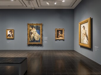 Installationsansicht der Ausstellung  ANDERS ZORN. Schwedens Superstar, Hamburger Kunsthalle, 26. September 2025 bis 25. Januar 2026, Foto Fred Dott