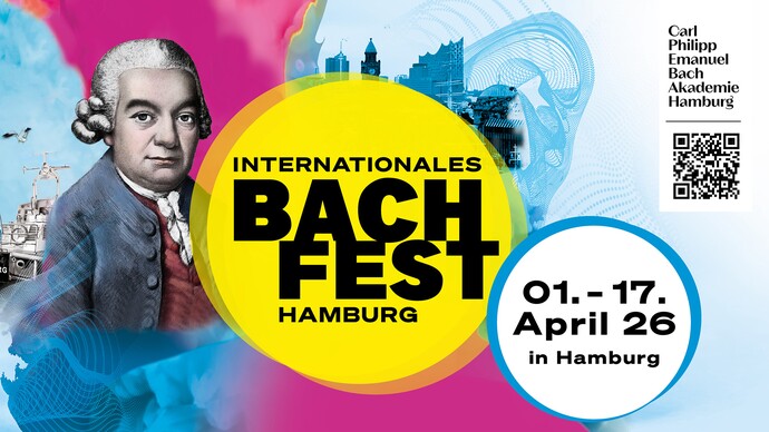 Poster des Internationalen Bach-Festes Hamburg