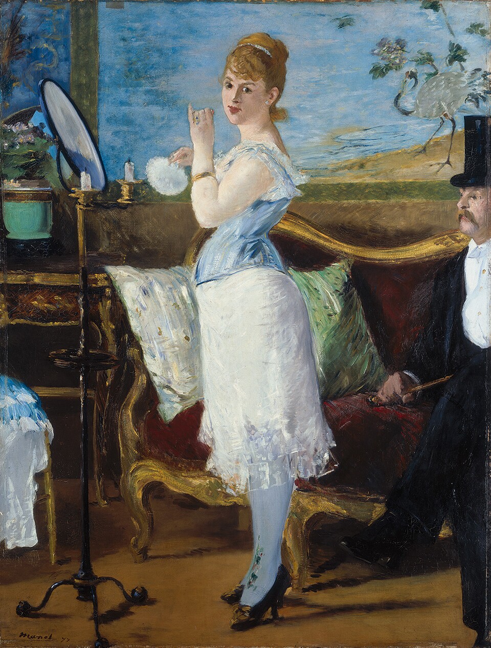ÉDOUARD MANET, Nana, 1877, Öl auf Leinwand, 154 x 115 cm Inv. HK-2376