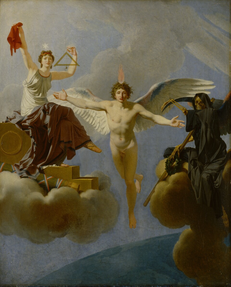 Jean-Baptiste Regnault (1754–1829), Freiheit oder Tod, ca. 1794, Öl auf Leinwand, 60 x 49 cm, Hamburger Kunsthalle © Hamburger Kunsthalle / bpk, Foto: Elke Walford