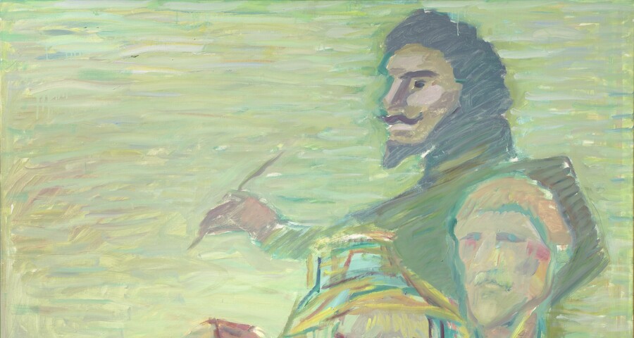 Maria Lassnig (1919 - 2014), Traditionskette, 1983, Privatsammlung © Maria Lassnig Stiftung / VG Bild-Kunst, Bonn 2026, Foto: Ulrich Ghezzi Photography