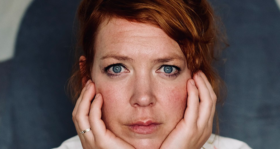 Die Schauspielerin Lina Beckmann