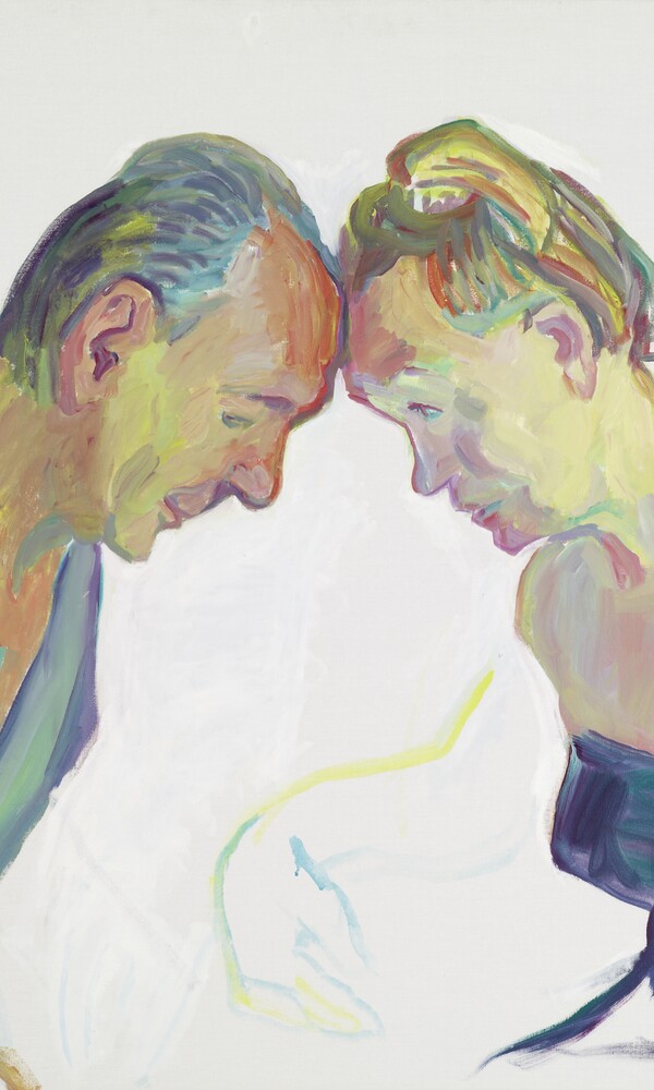 Maria Lassnig (1919–2014), Ehepaar, 2001, Städtische Galerie im Lenbachhaus und Kunstbau München, Sammlung KiCo © Maria Lassnig Stiftung / VG Bild-Kunst, Bonn 2025